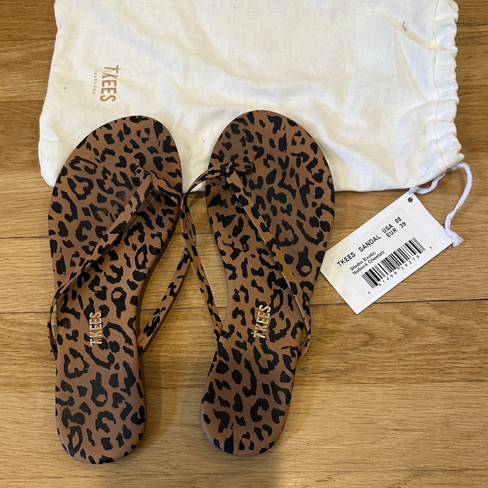 TKEES Leopard Print Sandals
